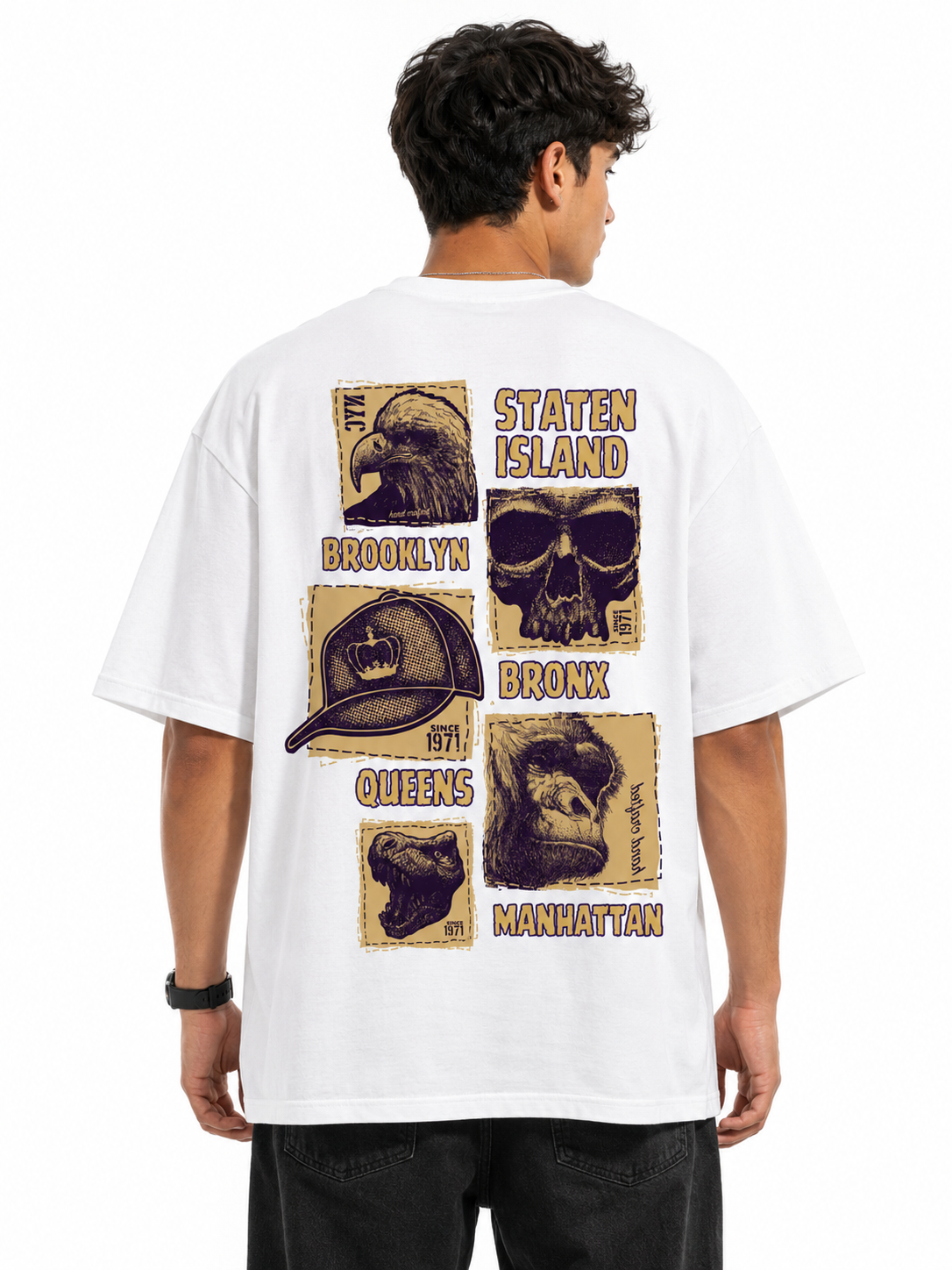 BOROUGHS! Oversized T-Shirt