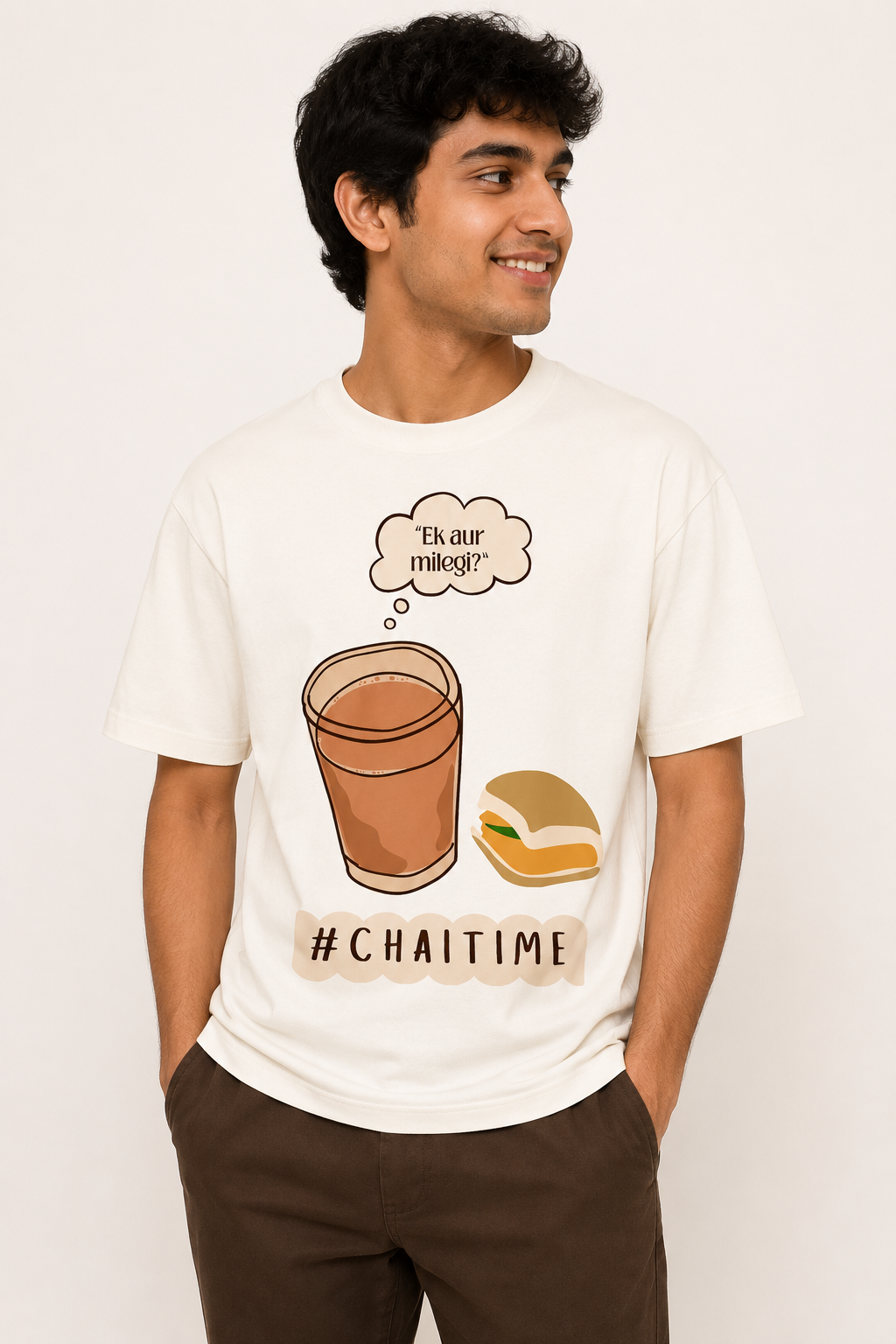 CHAI TIME Oversized T-Shirt