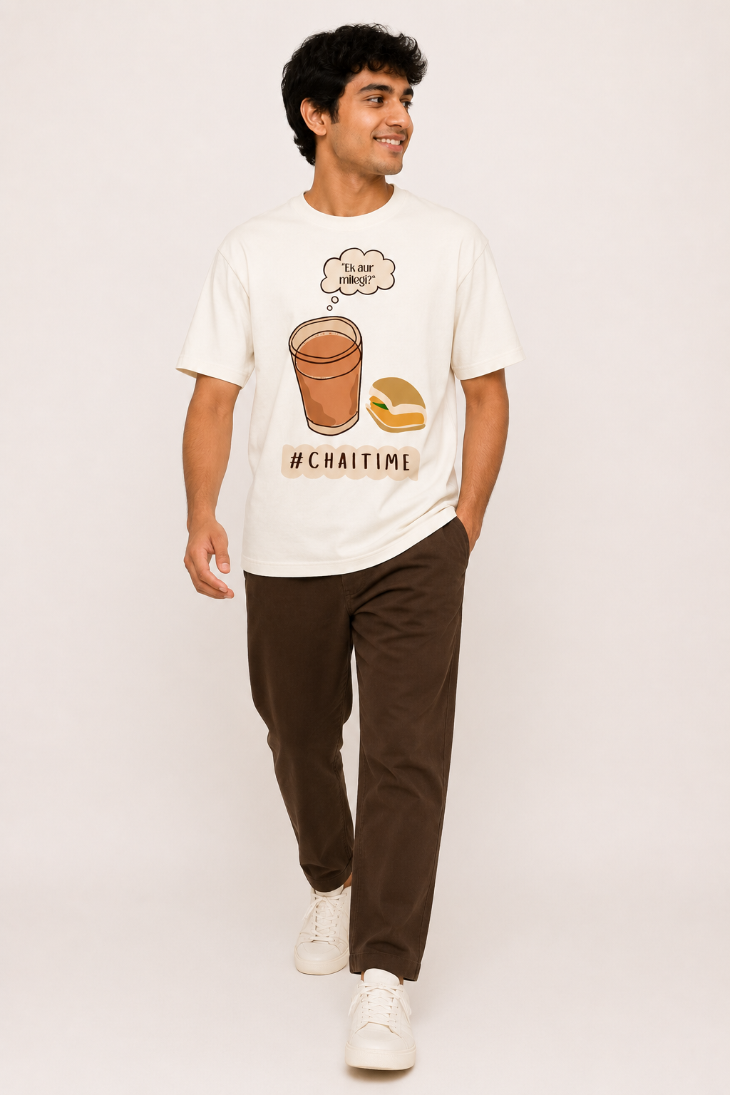 CHAI TIME Oversized T-Shirt