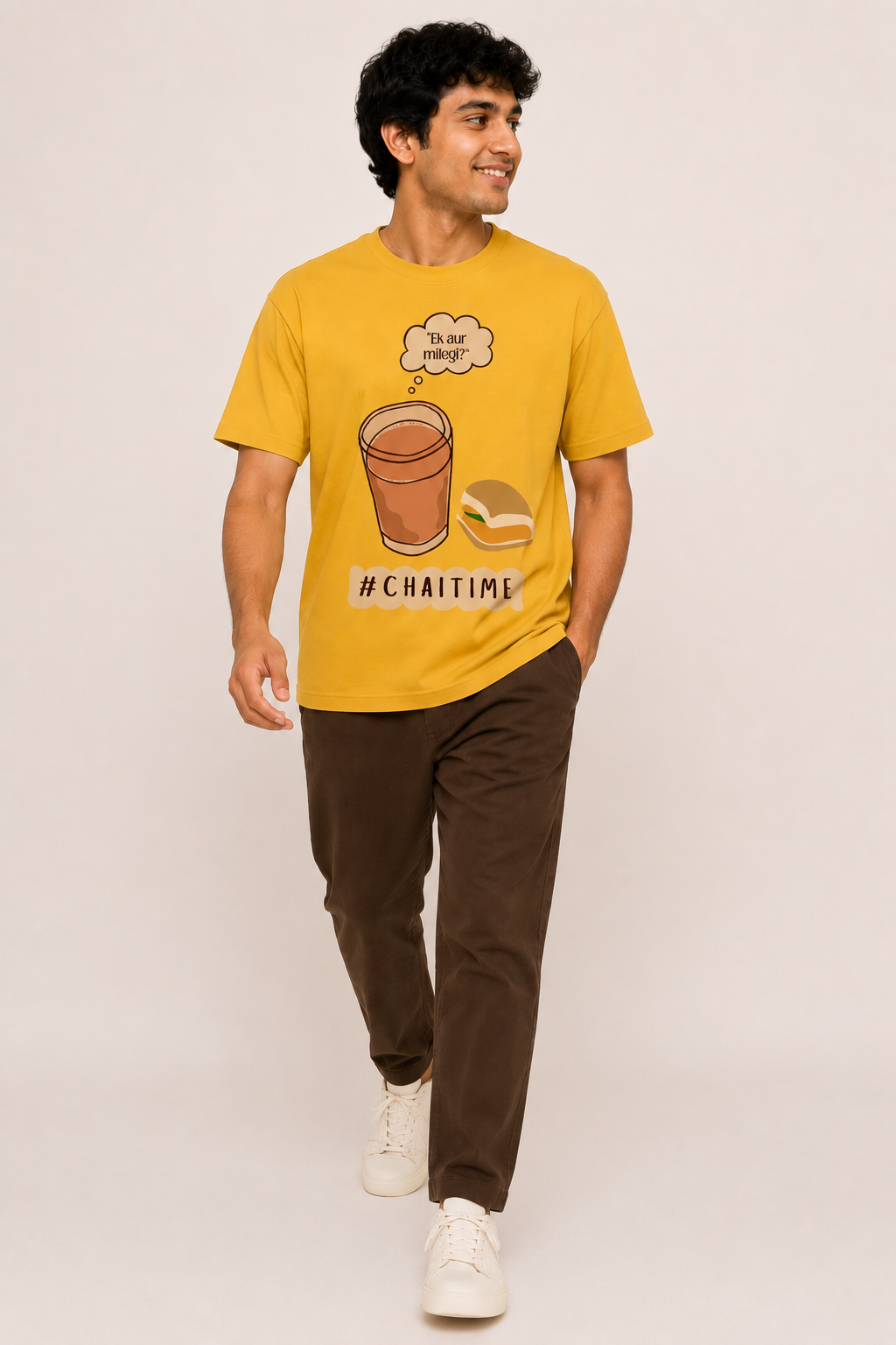 CHAI TIME Oversized T-Shirt