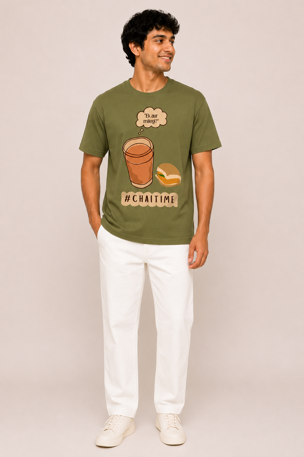 CHAI TIME Oversized T-Shirt