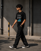 First Step Typography Cotton T-Shirt