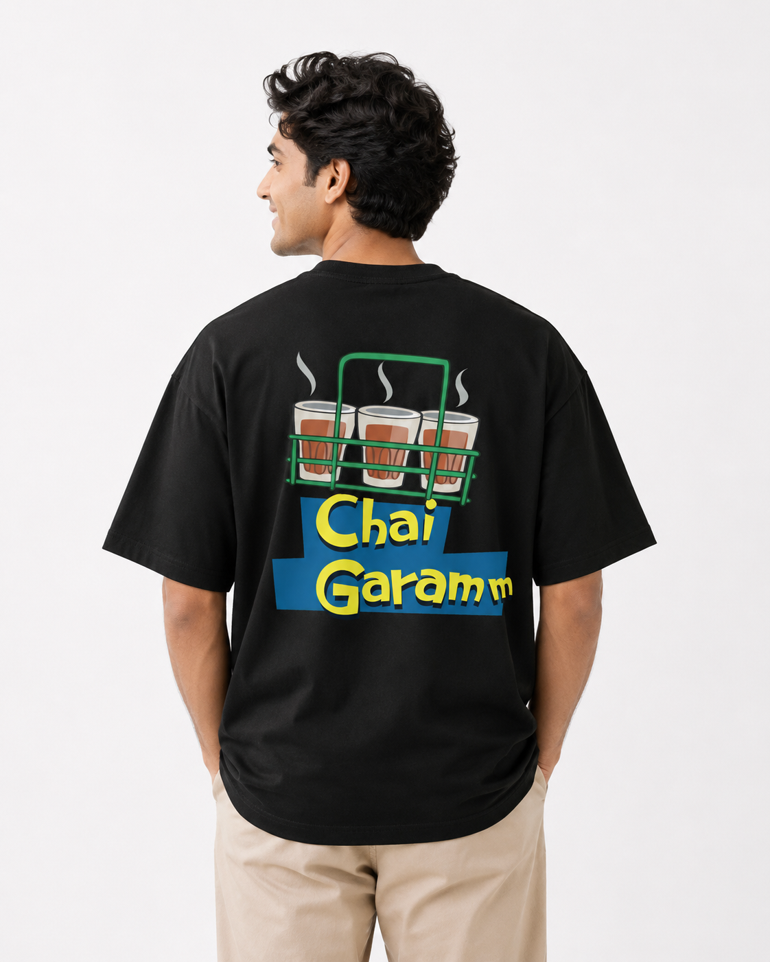 CHAI GARAM! Oversized T-Shirt