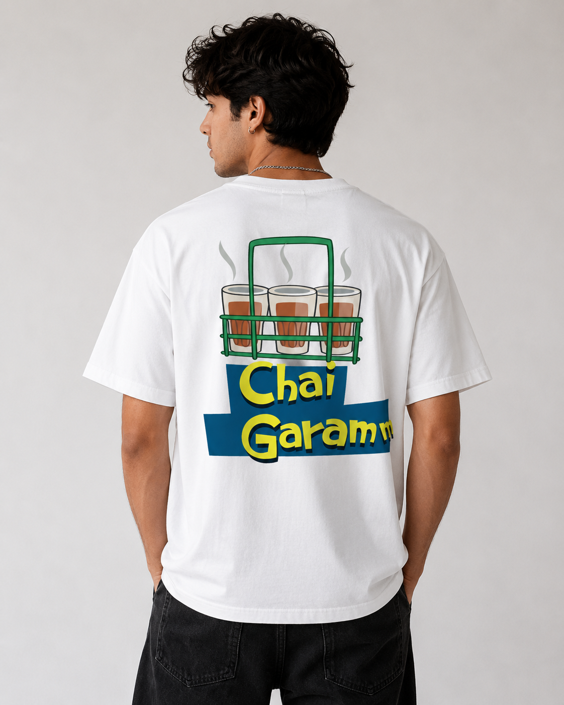 CHAI GARAM! Oversized T-Shirt