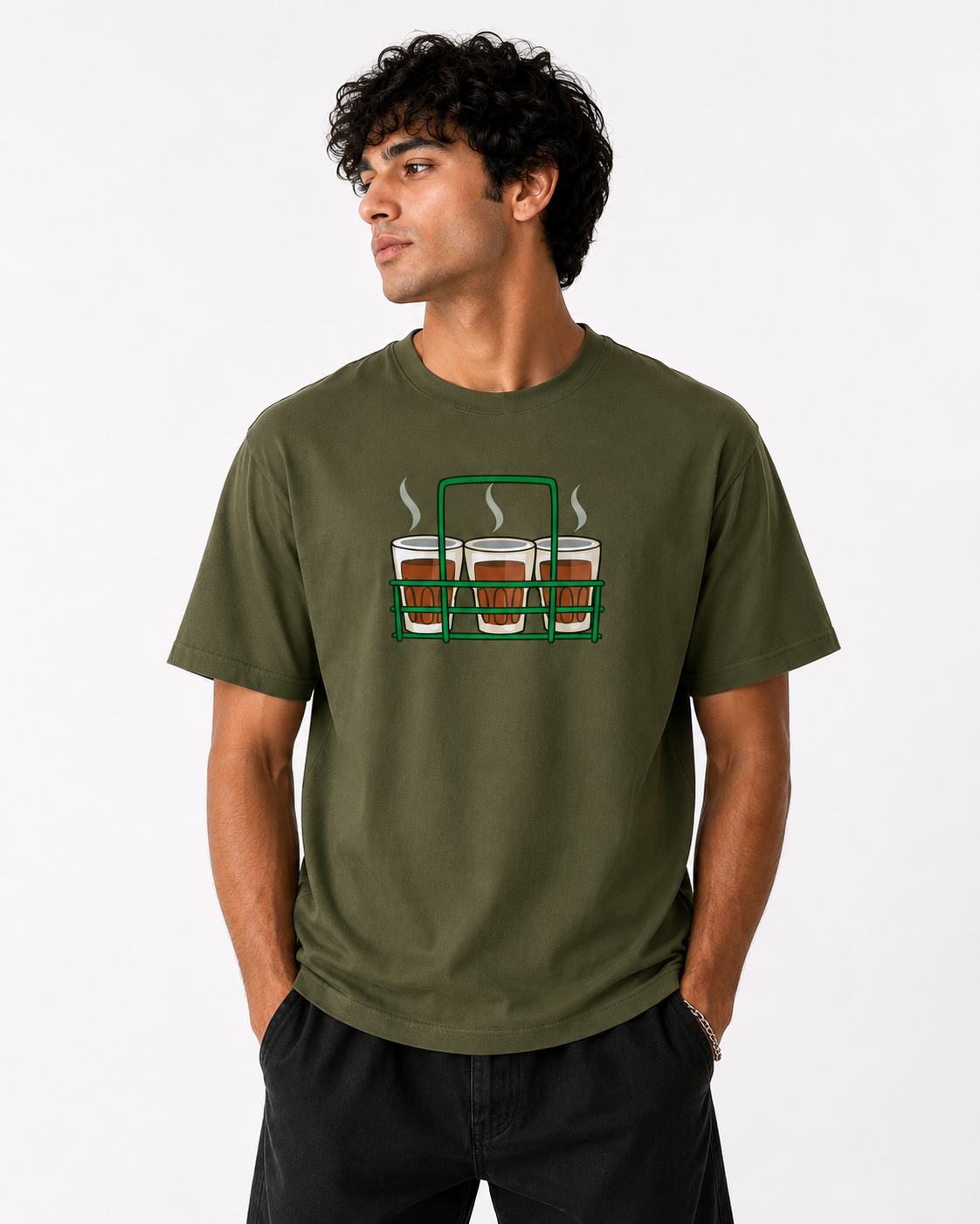 CHAI GARAM! Oversized T-Shirt