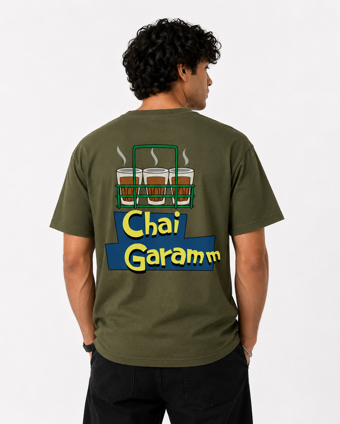 CHAI GARAM! Oversized T-Shirt