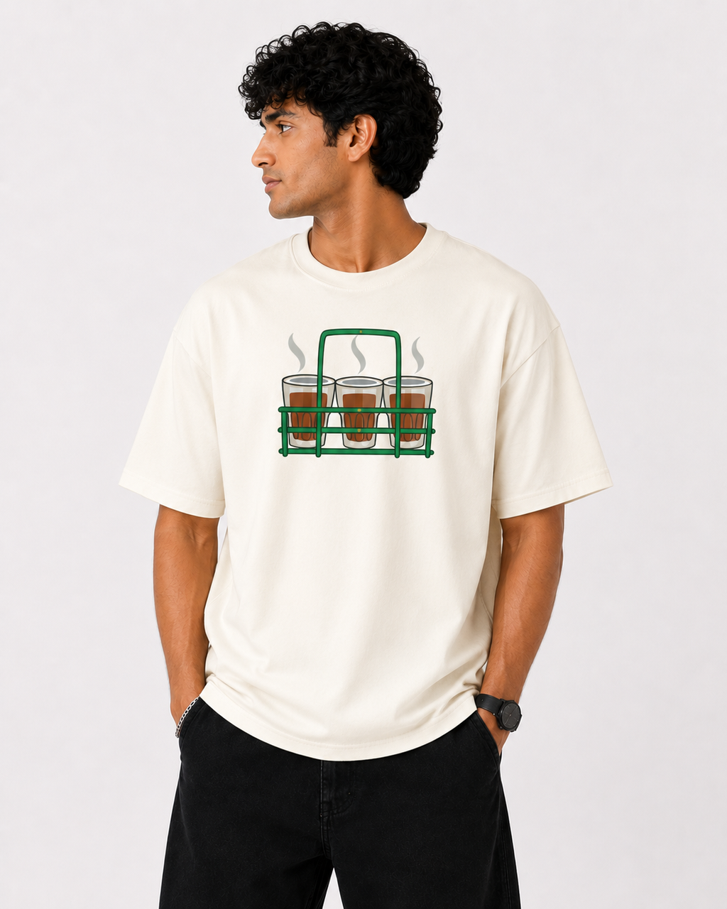 CHAI GARAM! Oversized T-Shirt