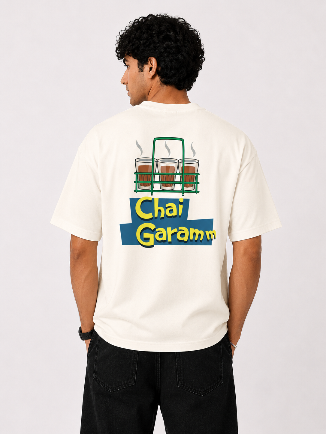 CHAI GARAM! Oversized T-Shirt