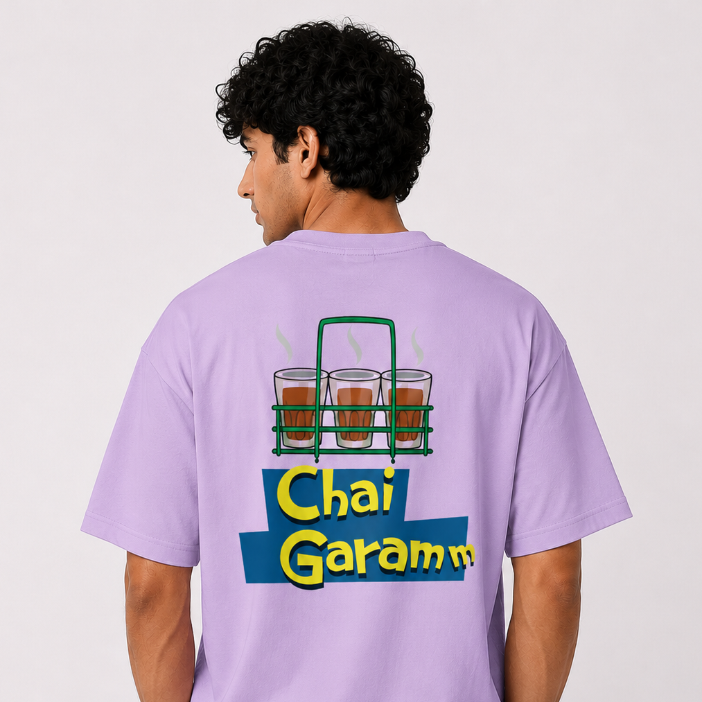 CHAI GARAM! Oversized T-Shirt