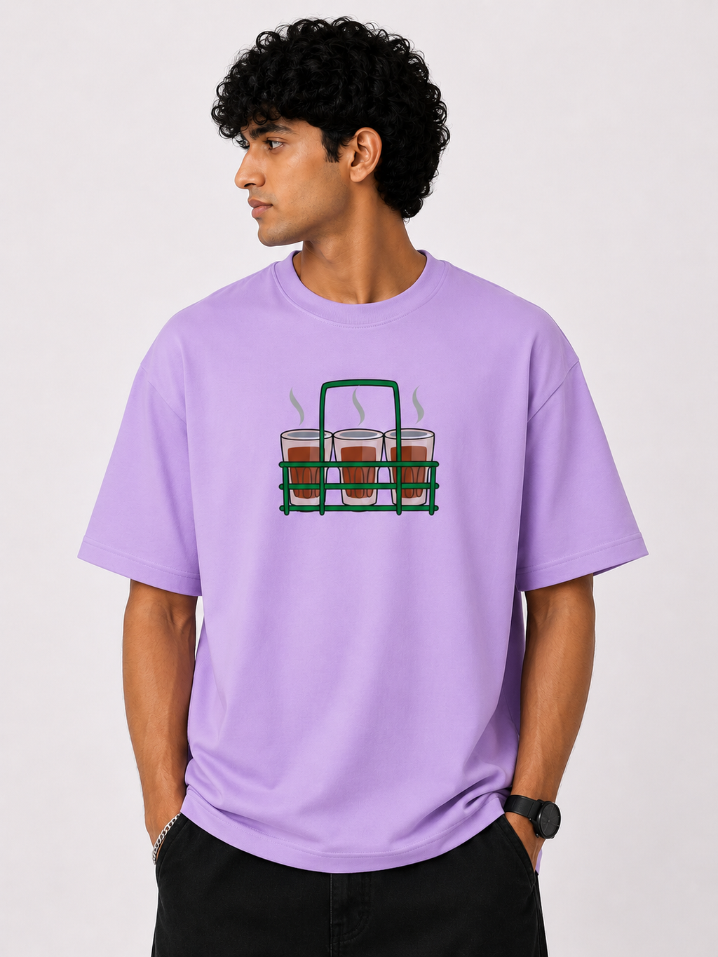 CHAI GARAM! Oversized T-Shirt